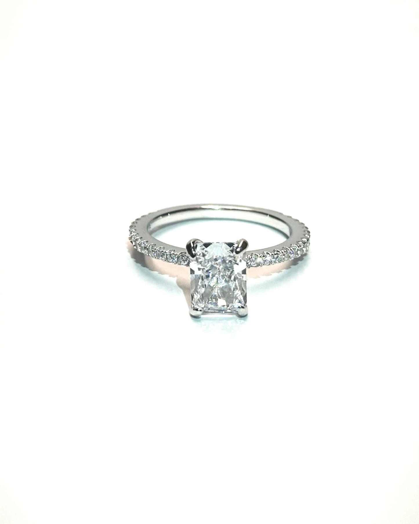 Kubischer Zirkonia Ring - 925 Silber