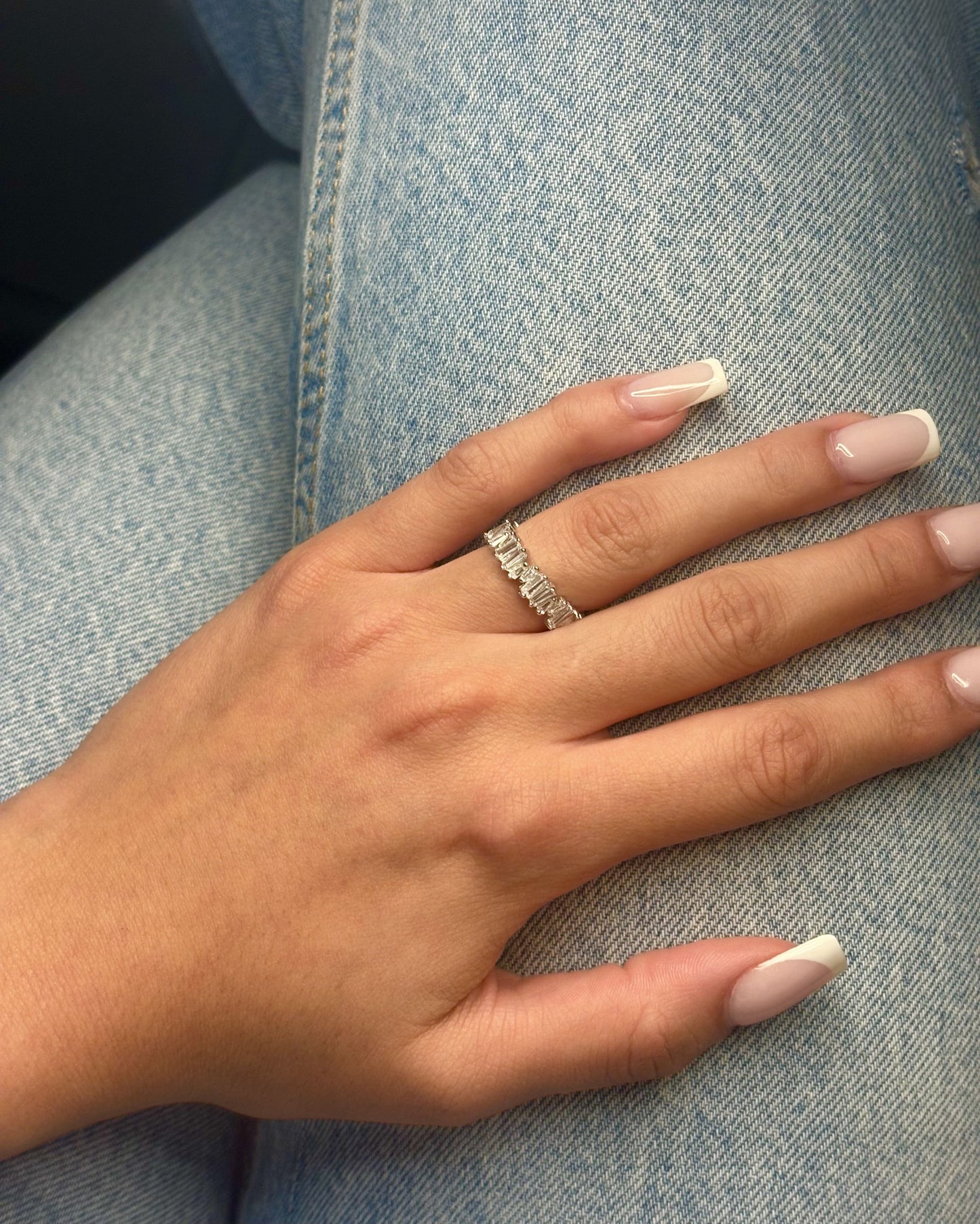 Crystal Ring - 925 Silber