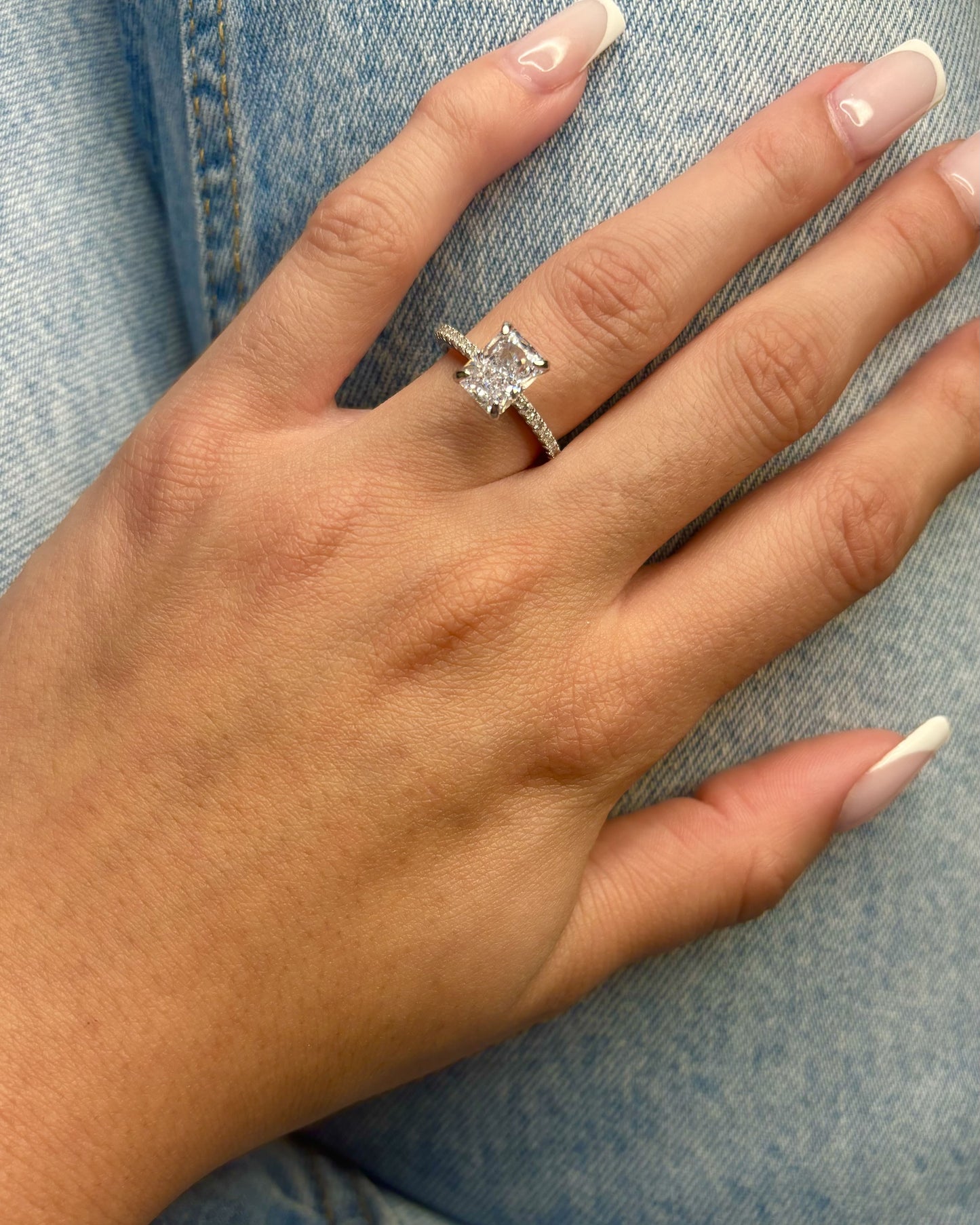 Kubischer Zirkonia Ring - 925 Silber