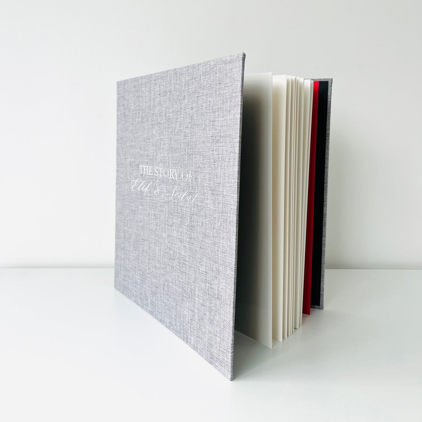 Personalisiertes Leinen-Fotoalbum