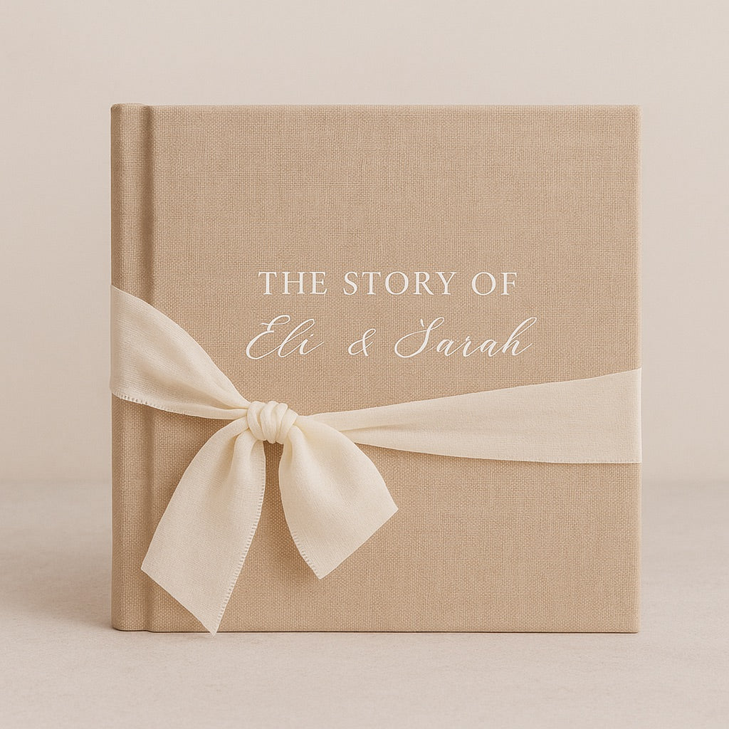 Personalisiertes Leinen-Fotoalbum