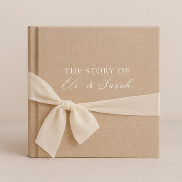 Personalisiertes Leinen-Fotoalbum