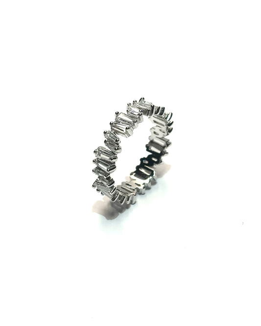 Crystal Ring - 925 Silber