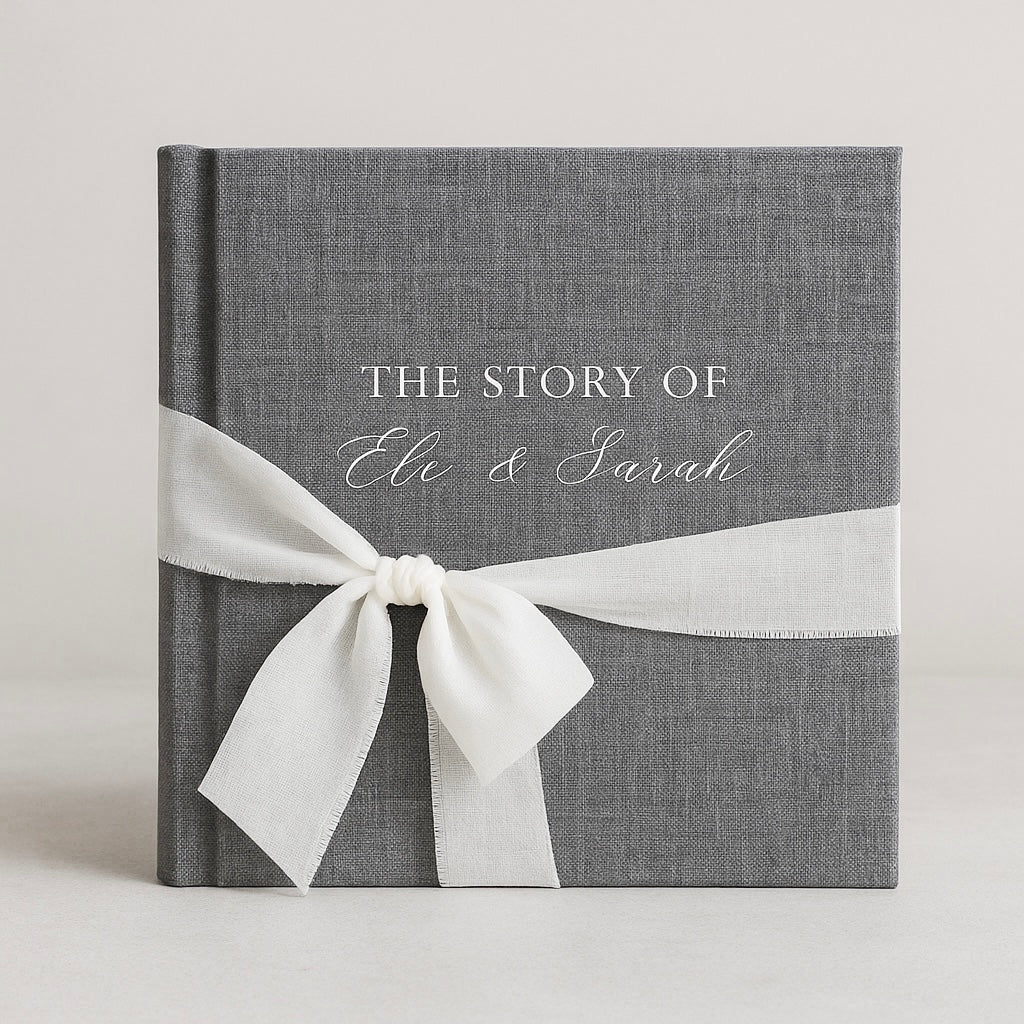 Personalisiertes Leinen-Fotoalbum