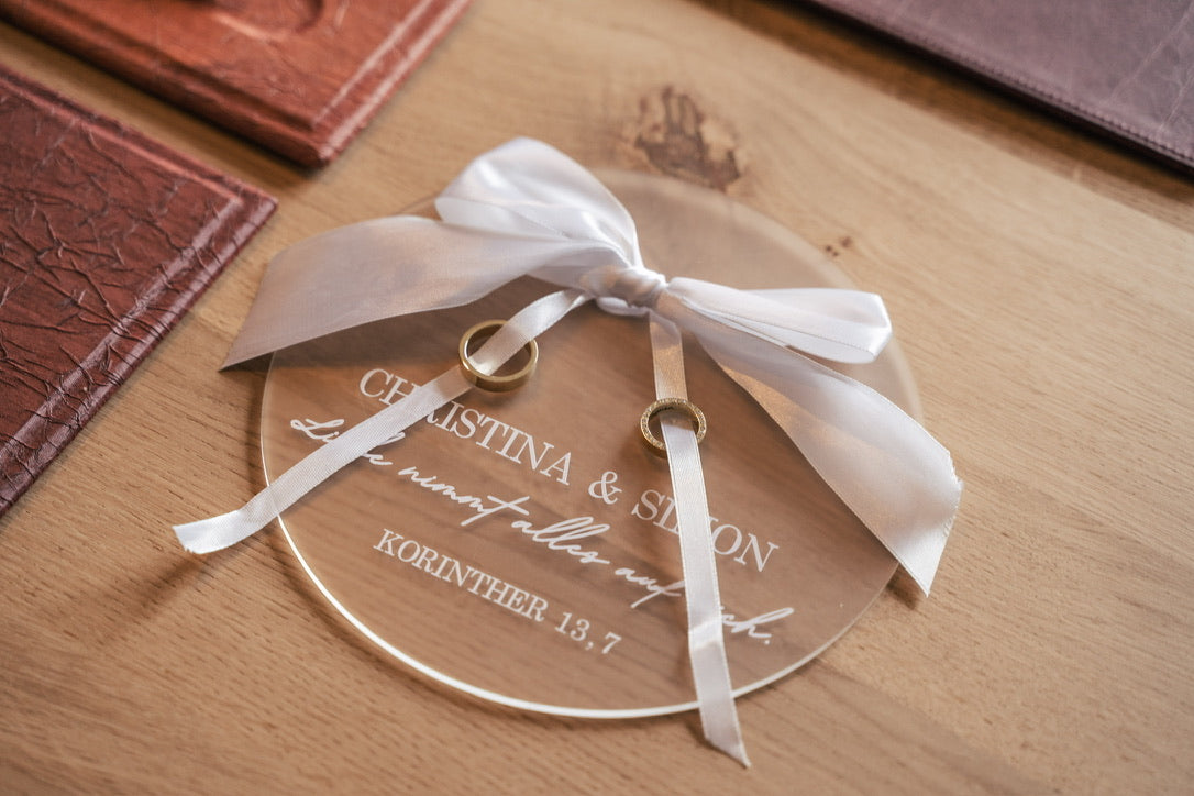 Personalisierte Ringplatte