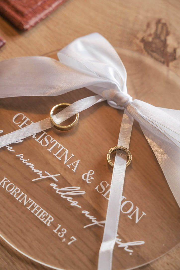 Personalisierte Ringplatte