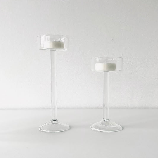 Teelichtständer Glas