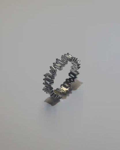 Crystal Ring - 925 Silber