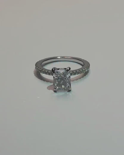 Kubischer Zirkonia Ring - 925 Silber